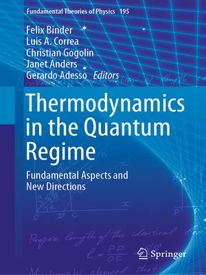 cover image of Thermodynamics in the Quantum Regime